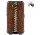 Tumundosmartphone Funda Gel Tpu para Ulefone Armor X6 diseño Cuero 01 Dibujos