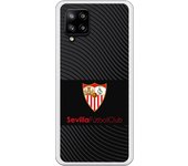 Carcasa para Samsung A42 5G - Sevilla Trama Gris sobre fondo Negro SS18-19