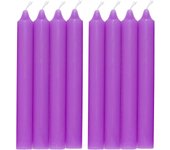 COM-FORT HOUSE- Vela de mesa Lila - Pack velas - Velas Decorativas Sin Perfume - Velas para tu Hogar