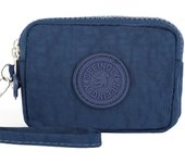 Women Three Layer Wallets Nylon Coin Purse New Korean Large Capacity Portable Oxford Cloth Coin Wallet Waterproof Portable Bag