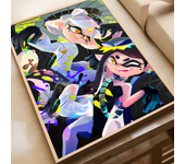 1pc Game Splatoon 3 Poster Self-adhesive Art Waterproof Paper Sticker Coffee House Bar Room Wall Decor