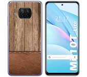 Tumundosmartphone Funda Gel Tpu para Xiaomi Mi 10T Lite diseño Madera 09 Dibujos