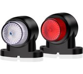 uds 8LED rojo blanco remolque luces de marcador lateral 12V 24V