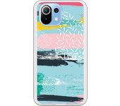 Funda compatible con Xiaomi Mi 11 Lite - Be Unique Funda Gel colores geométricos