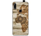 Tumundosmartphone Funda Gel Tpu para Huawei P Smart Z diseño Madera 07 Dibujos