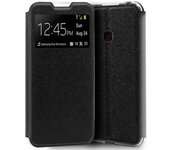 Tumundosmartphone Funda Libro Soporte con Ventana para Oppo A15 Color Negra