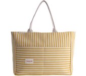 Bolso de playa de hombro para mujer AMICHI Pura de tejido a rayas