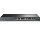 Switch Tp-Link Tl-Sl2428P 24 Puertos 10/100Mbps +4 Puertos Gigabit Smart Managed Poe+