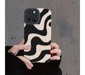 Shockproof Zebra Stripe Silicone Case For iPhone 14 15 16 Pro Max Cases For iPhone 11 12 13 Mini 7 8 Plus X XS XR Cartoon Cover