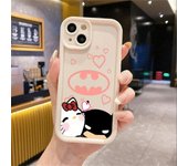 Super Hero Batmans Cartoon Hellokitty Phone Case for Apple iPhone 13 Pro XS Max XR SE 7 8 12 11 Pro plus Matte