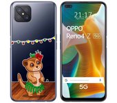 Tumundosmartphone Funda Gel Transparente para Oppo Reno 4Z 5G diseño Suricata Dibujos