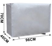 Funda  aire acondicionado exterior protección impermeable contra el sol y la lluvia, cubierta del aire acondicionado, bloque solar al aire libre, selección de múltiples tamaños