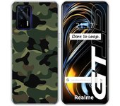 Tumundosmartphone Funda Silicona Realme GT 5G Camuflaje Personalizada