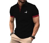 Men's Golf Shirt Golf Polo Work Casual Lapel Short Sleeve Basic Modern Button Spring & Summer Regular Fit Sport Golf Shirt