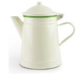 Pack cafetera cónica esmaltada MUSGO de Ibili (6 pzas)