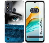 Funda Silicona para ZTE Blade A53 Plus diseño Ojo Dibujos