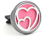 1pc Refillable Car Air Freshener Perfume Diffuser Clip, Auto Air Vent Car Interior Car Aromatherapy Diffuser With 10pcs Pads