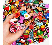 Shoe Charms For Slides Sandals, 10-200Pcs PVC Shoe Decorations Accessories For Christmas Birthday Gift Party Favor