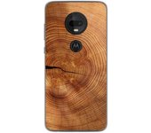 Tumundosmartphone Funda Gel Tpu para Motorola Moto G7 / G7 Plus diseño Madera 04 Dibujos