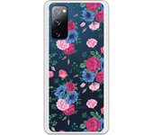 Funda original compatible con Samsung Galaxy S20FE - S20 Lite 5G - Patron flores azules y rojas