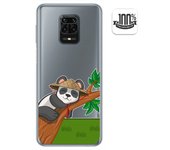 Tumundosmartphone Funda Gel Transparente para Xiaomi Redmi Note 9S / Note 9 Pro diseño Panda Dibujos