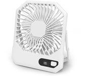Ventilador USB de Escritorio Digital Velocidad de 3 Mini Ventilador de Enfriamiento Portátil para Hogar, Oficina, Dormitorio Carga USB