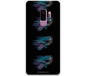 Funda original compatible con Samsung Galaxy S9 Plus - Correcaminos Fondo Negro