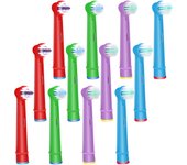8/12/16pc Replacement Kids Children Tooth Brush Heads For Oral B EB-10A Pro-Health Stages Electric Toothbrush Oral Care, 3D Exce