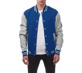 2024 New Arrival Fashion Fleece Casual Baseball Uniform Cotton Spliced Regular Rib Sleeve Brand Clothing Bomber Jacket Men
