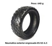 85/65-6.5 Original Tire for NAVEE N65 Electric Scooter Front  Rear Tubeless Wheel Wear-resistant Vacuum Tyre
