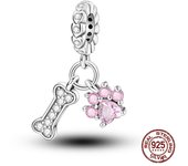 100% 925 Sterling Silver Dark Moon Cat Cute Bow Rabbit Charms Beads Fit Pandora 925 Original Bracelet Fine DIY Birthday Jewelry