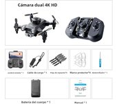 4DRC V30 Mini Drone 4K Professional 1080p HD aerial dual camera WiFi FPV Remote Control Quadcopter RC Helicopter Toy Gift