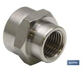 Cofan Manguito H-h Reducido Latón Niq. M-1/8 R-1/2 - Alta Calidad