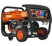 Genergy 11030 Candanchú Generador 7000W-400V 6500W-230V Gasolina Trifásico Arranque Eléctrico Modelo Candanchú