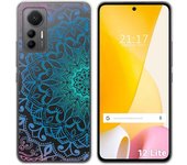 Funda Silicona Transparente para Xiaomi 12 Lite 5G diseño Mandala Dibujos