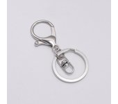 5pcs Keychain Ring 30 mm Key Ring Long 70 mm Plated Lobster Clasp Key Hook Chain Keychain Split Key Ring Jewelry Making Supplies