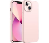 Funda de Goma antivolpes para iPhone 13-Rosa