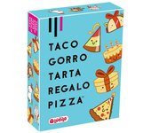 Taco Gorro Tarta Regalo Pizza: Juego de Atención y Rapidez para niños a partir de 8 años. (3 a 6 jugadores)