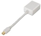 Conversor Aisens A125-0136/ Mini DisplayPort Macho - VGA Hembra/ 15cm/ Blanco