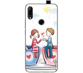 Tumundosmartphone Funda Gel Tpu para Huawei P Smart Z diseño Café Dibujos