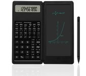 Foldable Scientific Calculator 6 Inch LCD Writing Tablet Digital Drawing Pad With Stylus Pen Erase Button Lock For Office School