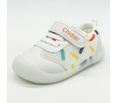 Baby Girls Boys Colourful Polka Dot Trainers For  With Rubber Soles  Non-slip Velcro Anti-bumping Toes Infant Toddler Shoes