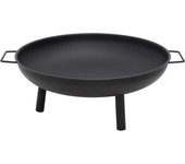 vidaXL Brasero de Acero 67,5x58x22,5 cm Chimenea Fogata Calentador Patio Horno Color Marrón,  Negro, y mas