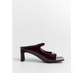 Mim Shoes NESS BURDEOS Sandalias de tacón Mujer Cuero PU 14895506719106