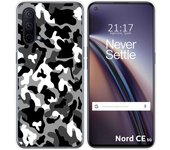 Funda Silicona para OnePlus Nord CE 5G diseño Snow Camuflaje Dibujos