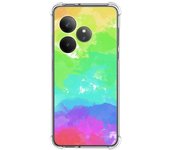 Tumundosmartphone Funda Silicona Antigolpes para Realme GT 6 / GT 6T 5G diseño Acuarela 03 Dibujos