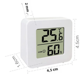 Mini LCD Hygrometer Thermometer Indoor Household New Digital Temperature Humidity Meter Digital Display Wall Mounted Sensor