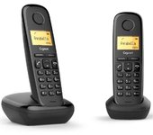 Teléfono Inalámbrico Gigaset A270/ Pack DUO/ Negro