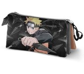 Naruto Weapons Estuche Portatodo Triple, Negro