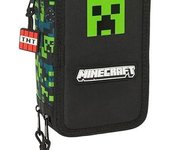 Plumier Triple 37 Pcs Minecraft Tnt 12.5X5.5X19.5Cm